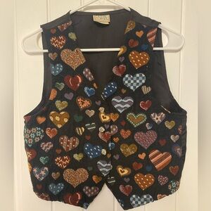 Quirky Multi-Heart Vest